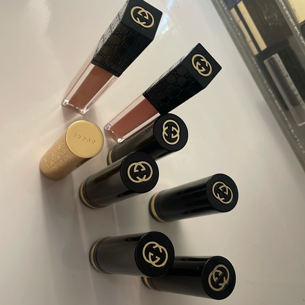 Gucci lip products